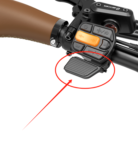 LANKELEISI Daumengas für Elektrofahrrad