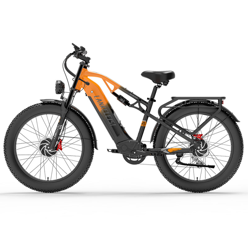 LANKELEISI MG800Max 2000W Elektrofahrrad mit zwei Motoren, 26-Zoll-Fat-Reifen und All-Terrain-Ausstattung