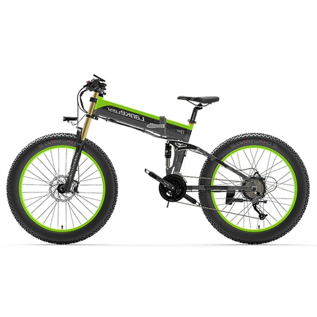 【Vorverkauf】LANKELEISI XT750 PLUS BIG FORK Fat Tire Elektro-Mountainbike