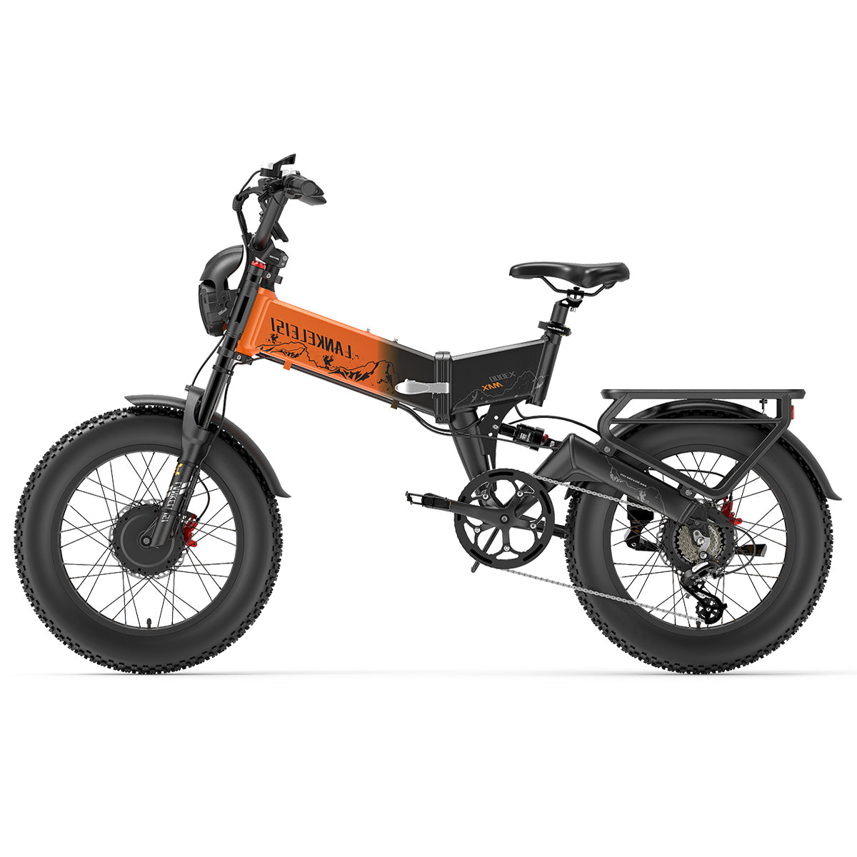 【Vorverkauf】LANKELEISI X3000 MAX 2000W Elektrofahrrad mit zwei Motoren
