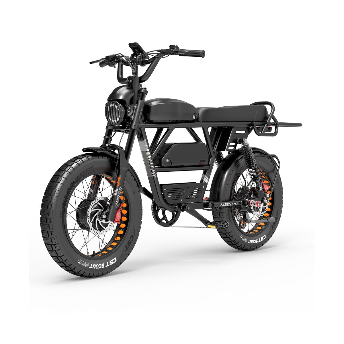 LANKELEISI X-Black Knight 2000W Doppelmotor Maximale Reichweite 280 km