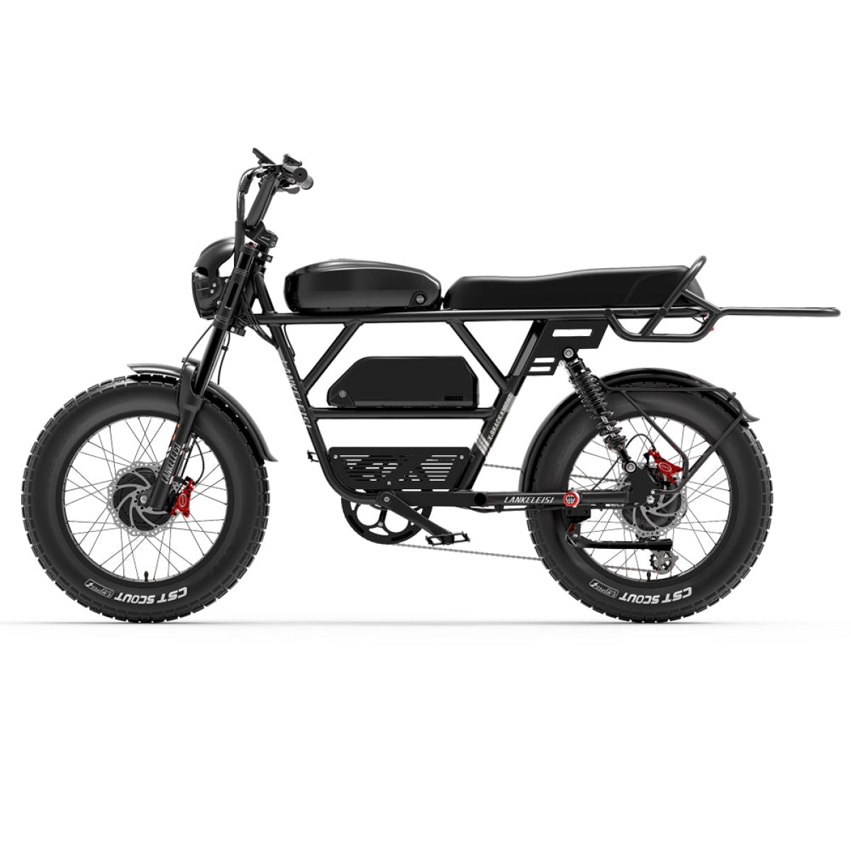 LANKELEISI X-Black Knight 2000W Doppelmotor Maximale Reichweite 280 km